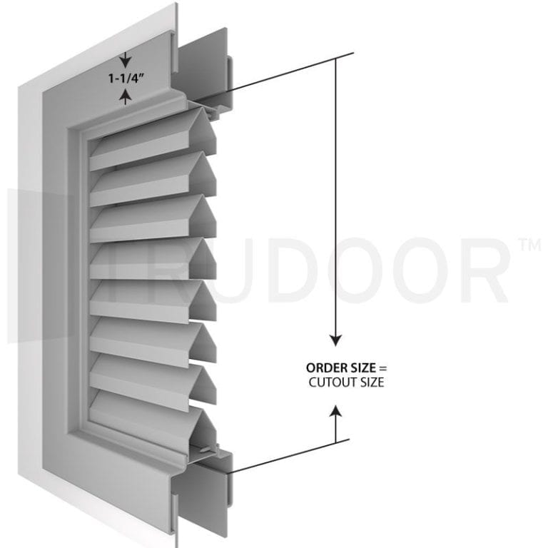 Air Louvers 800A1(S) Stainless Steel Louver with Inverted Y Blades