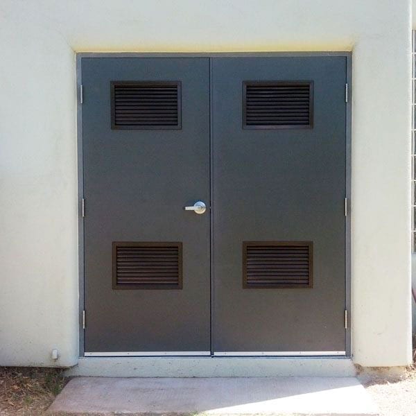 Hollow Metal Doors  with Louvers Doors  with Air Vents
