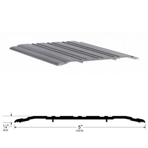 Zero 655A36" Saddle Threshold 5" W x 1/2" H Aluminum Mill Finish