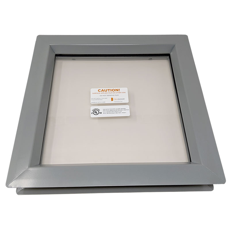 Air Louvers VSL Door Lite Kit PAK w/ PYRAN® Platinum F Fire Glass