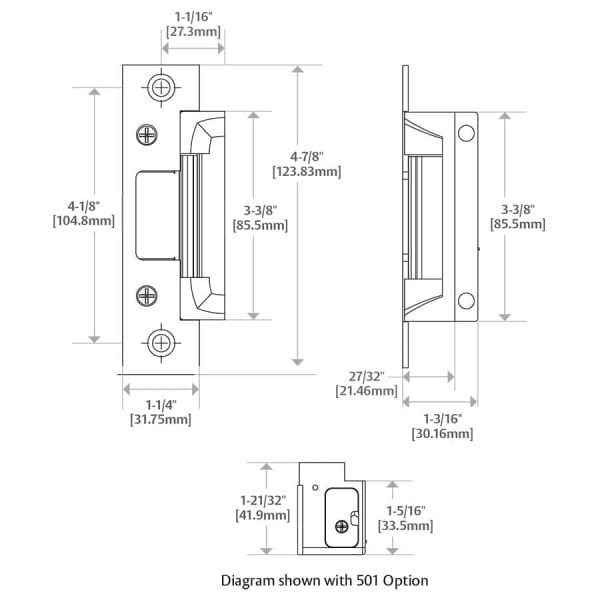 HES 5200C Electric Strike Complete Pac 12D/24D-630 NEW 740090043432 | eBay