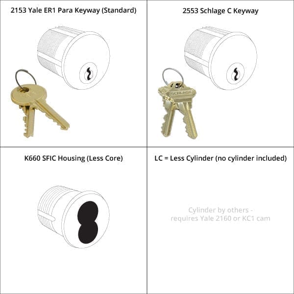 Yale AU-NTT610-NR NexTouch Keypad Exit Device Trim